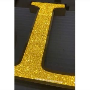Gia Công Chữ Inox Đổ Keo Epoxy Hạt Acrylic